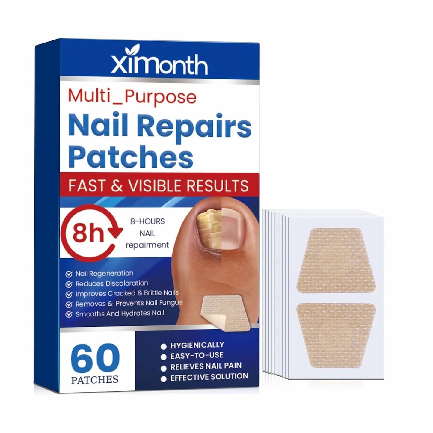 Revitalize Nail Treatment Patches | Overnight Healing Formula