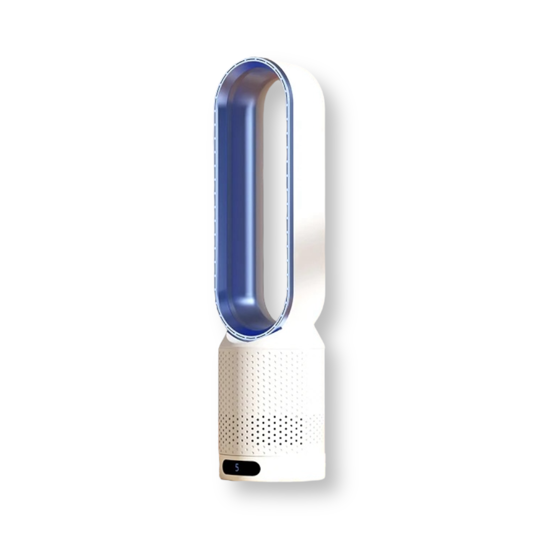 Remote-Controlled Tower Fan for Air Circulation and Purification – 4 Functions
