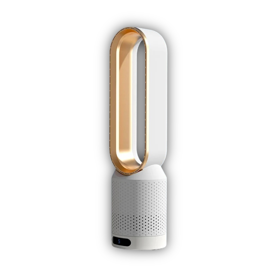 Remote-Controlled Tower Fan for Air Circulation and Purification – 4 Functions