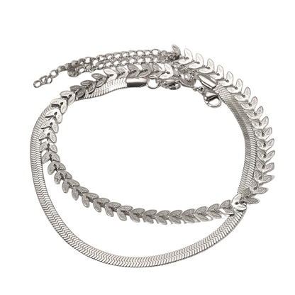 Creative Chain Anklet in Stainless Steel Design