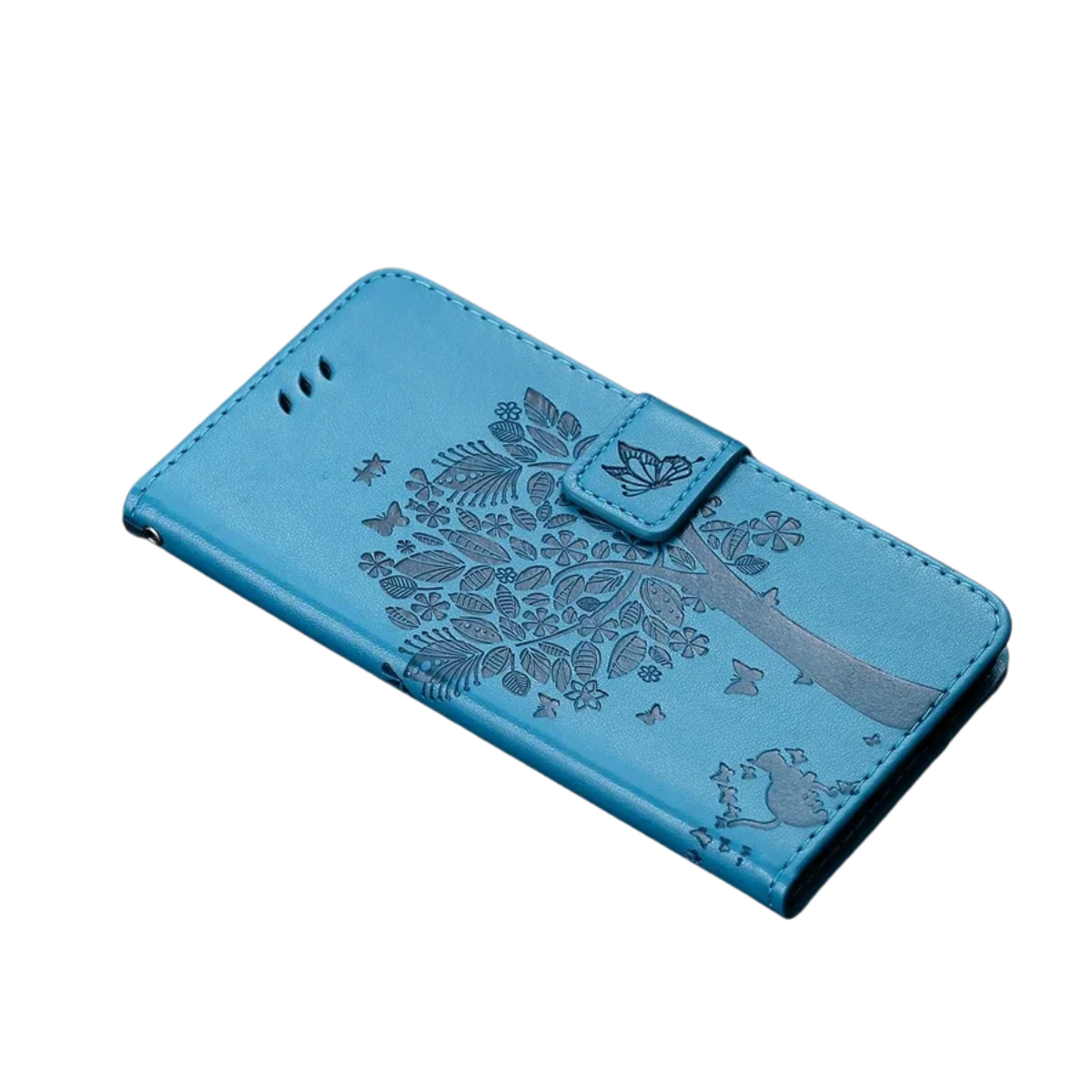 Leather Flip Case with Wallet Design for Samsung Galaxy