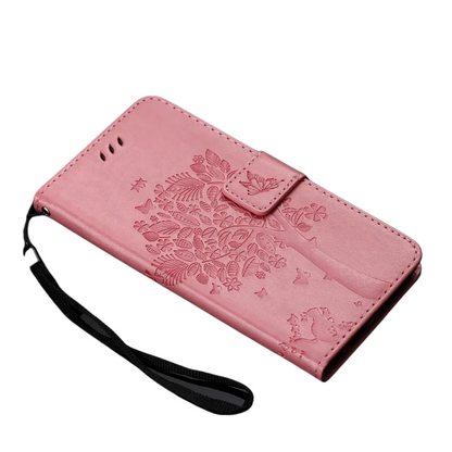 Leather Flip Case with Wallet Design for Samsung Galaxy