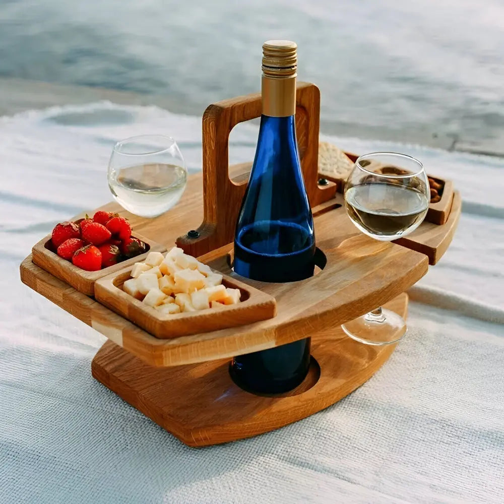 Outdoor Companion Table | Beverage & Snack Organizer