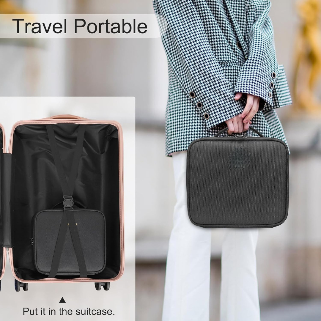 Compact Makeup Organizer for Effortless Travel