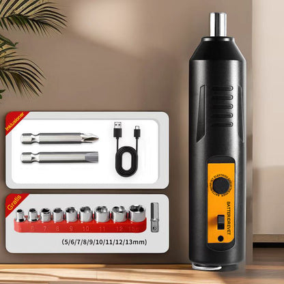 Cordless Electric Screwdriver Set for Effortless Assembly