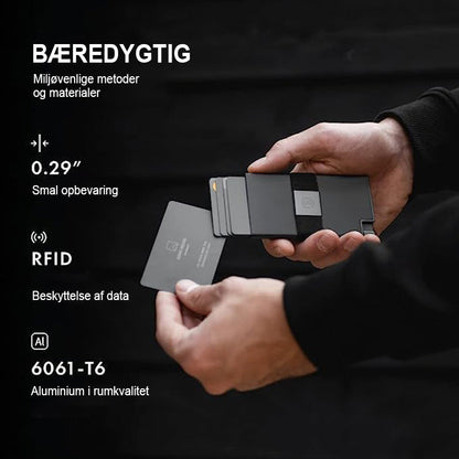 Sleek Aluminum Cardholder Wallet for Men
