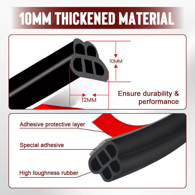 Dustproof Rubber Seal Tape for Noise Reduction in Cars