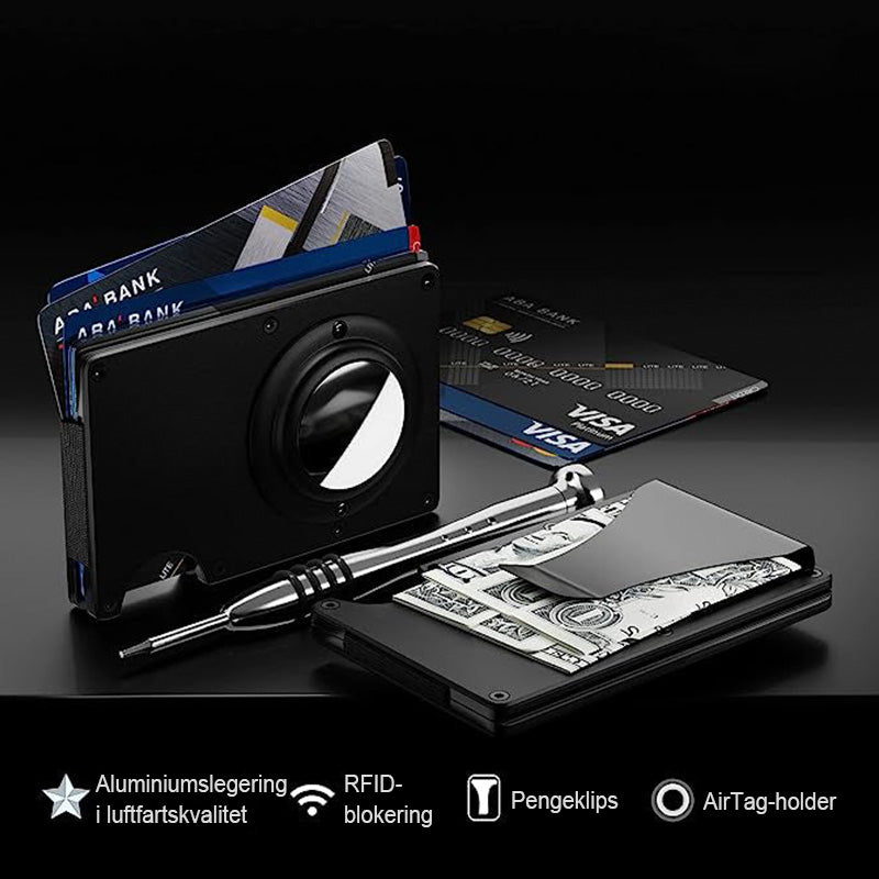 Sleek Aluminum Cardholder Wallet for Men