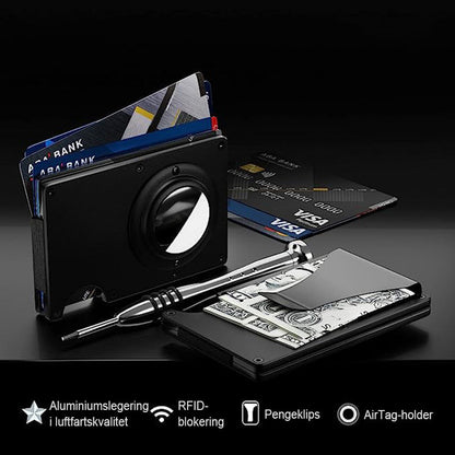 Sleek Aluminum Cardholder Wallet for Men