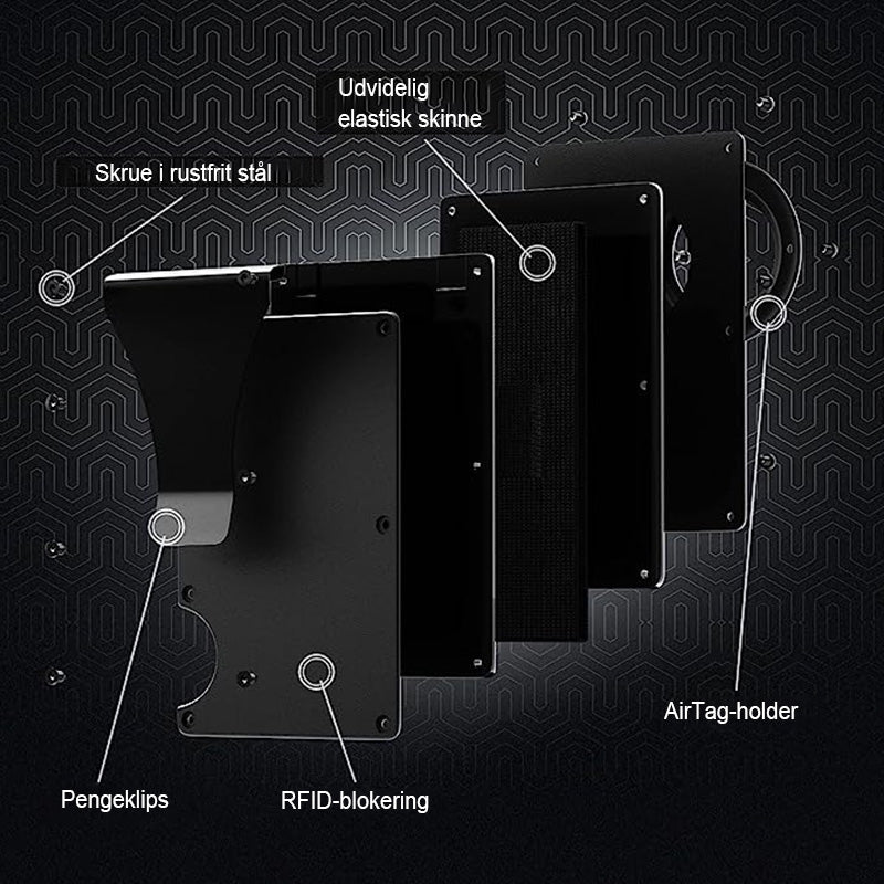 Sleek Aluminum Cardholder Wallet for Men