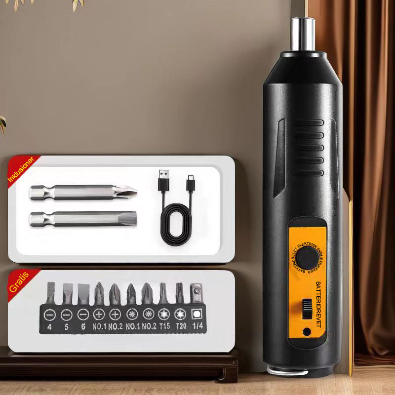 Cordless Electric Screwdriver Set for Effortless Assembly