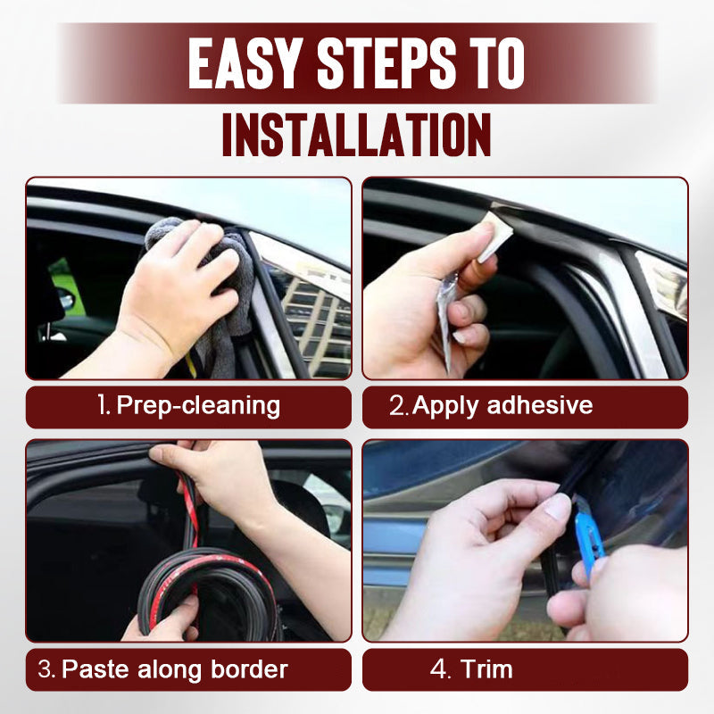 Dustproof Rubber Seal Tape for Noise Reduction in Cars
