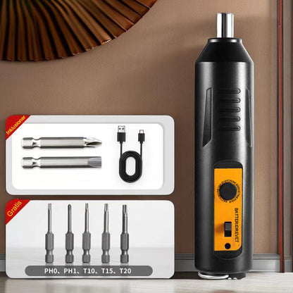 Cordless Electric Screwdriver Set for Effortless Assembly
