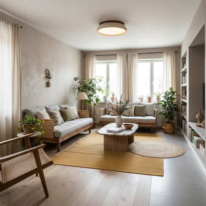 Modern Ceiling Lights with Round LED Design for Stylish Interiors