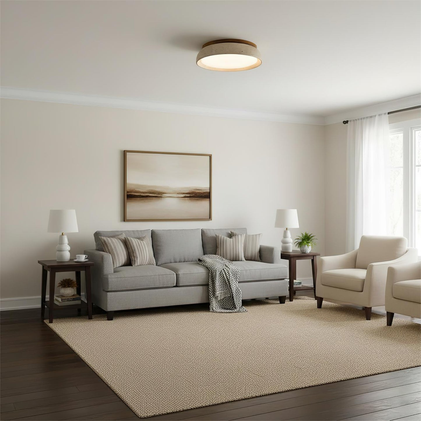 Modern Ceiling Lights with Round LED Design for Stylish Interiors