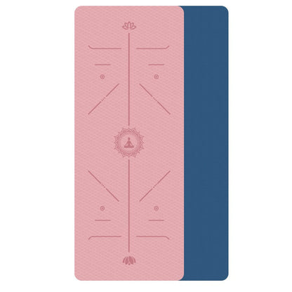 Non-Slip TPE Yoga Mat for Environmental Fitness and Gymnastics