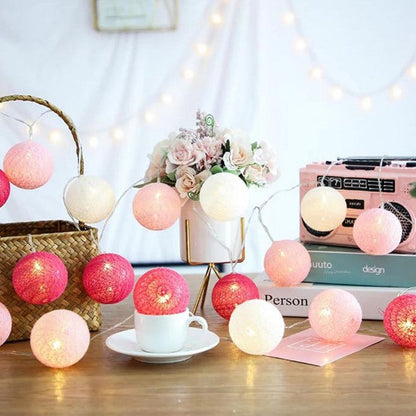Cotton Glow Ball Swing - Multiple Color Options