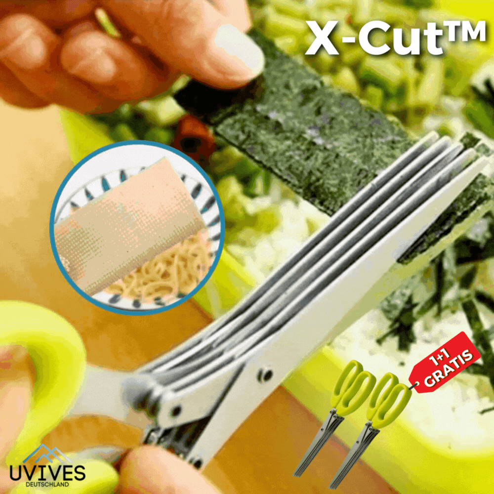 Buy One Get One Free | Kitchen Salad Scissors with 5 Blades