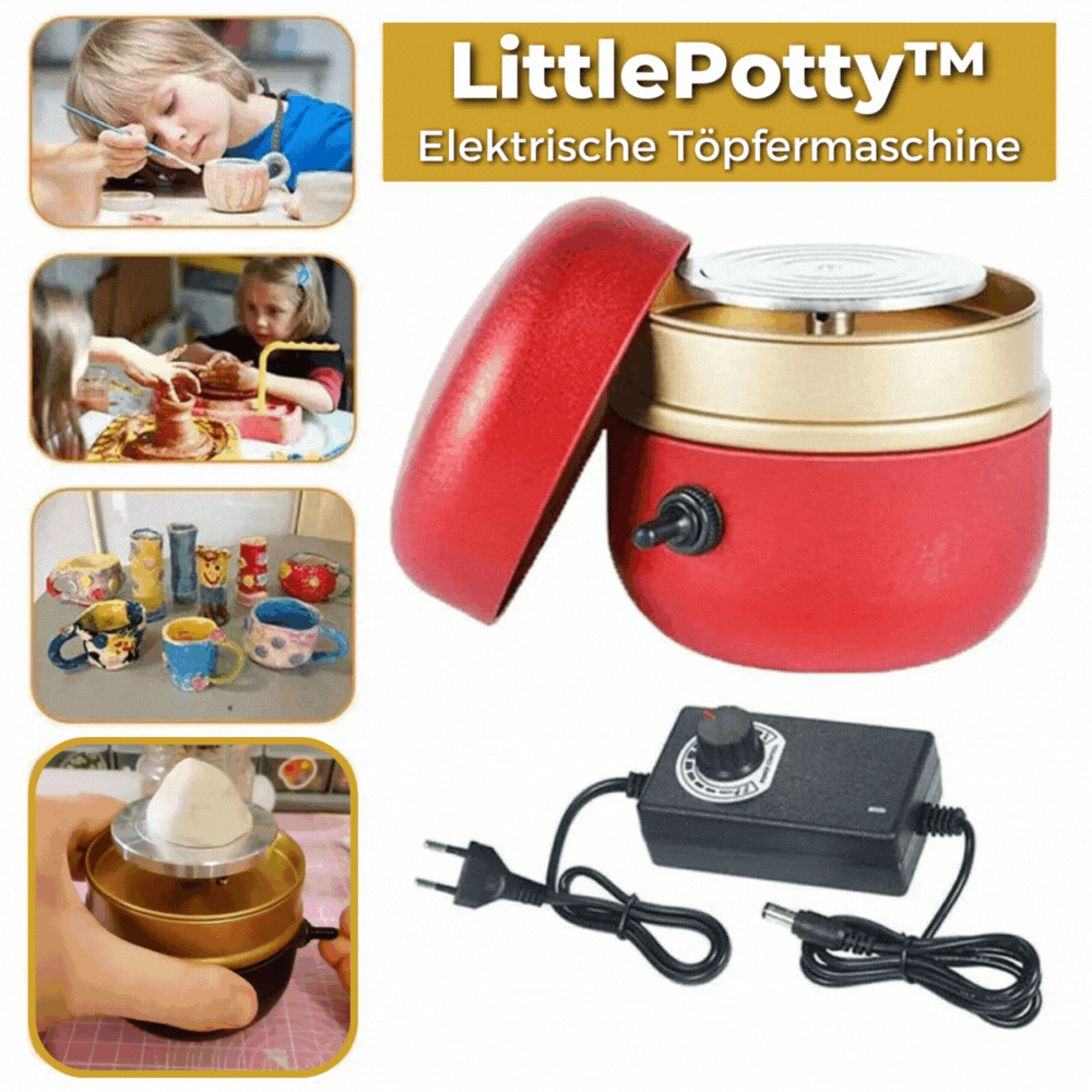 Mini Pottery Wheel for Kids and Adults | Creative Fun & Crafts at Home