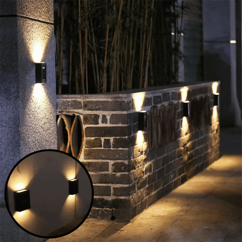 LED Solar Wall Light | Warm White | Wireless & Energy Efficient | IP65
