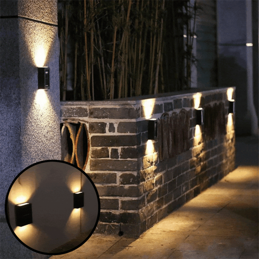 LED Solar Wall Light | Warm White | Wireless & Energy Efficient | IP65