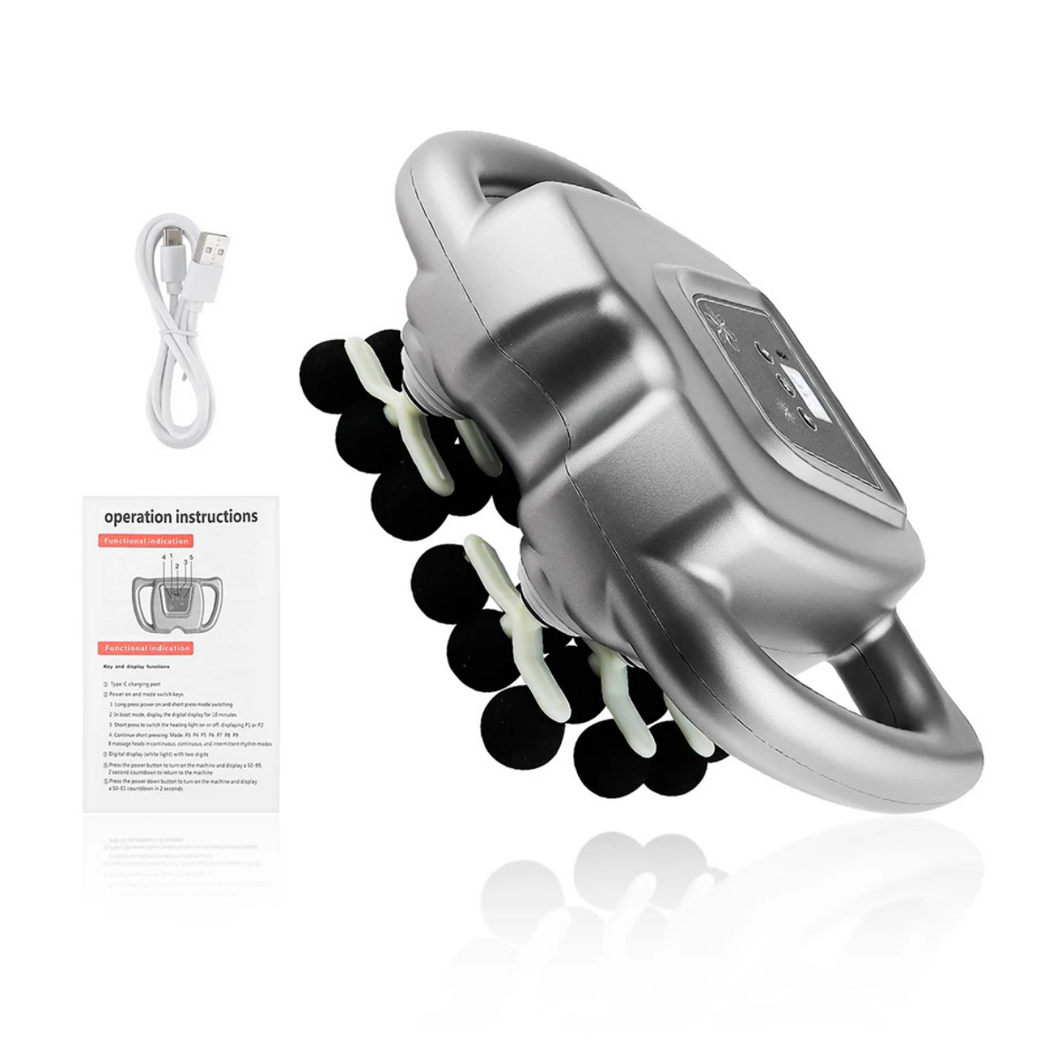 Massage Gun for Professionals Featuring 24 Massage Rollers