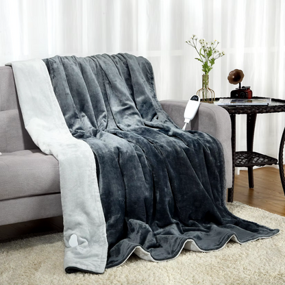 Cozy Electric Throw Blanket for Home Use