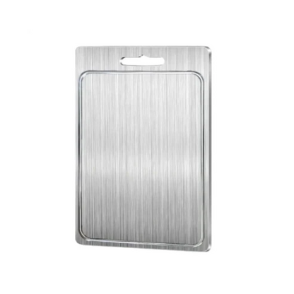 Stainless Steel Kitchen Cutting Board with Dual-Sided Design