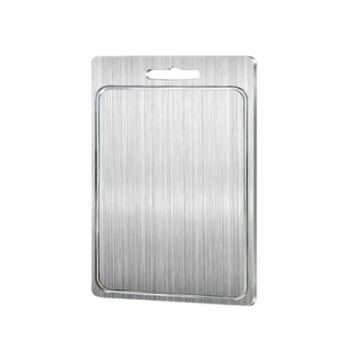 Stainless Steel Kitchen Cutting Board with Dual-Sided Design