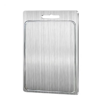 Stainless Steel Kitchen Cutting Board with Dual-Sided Design