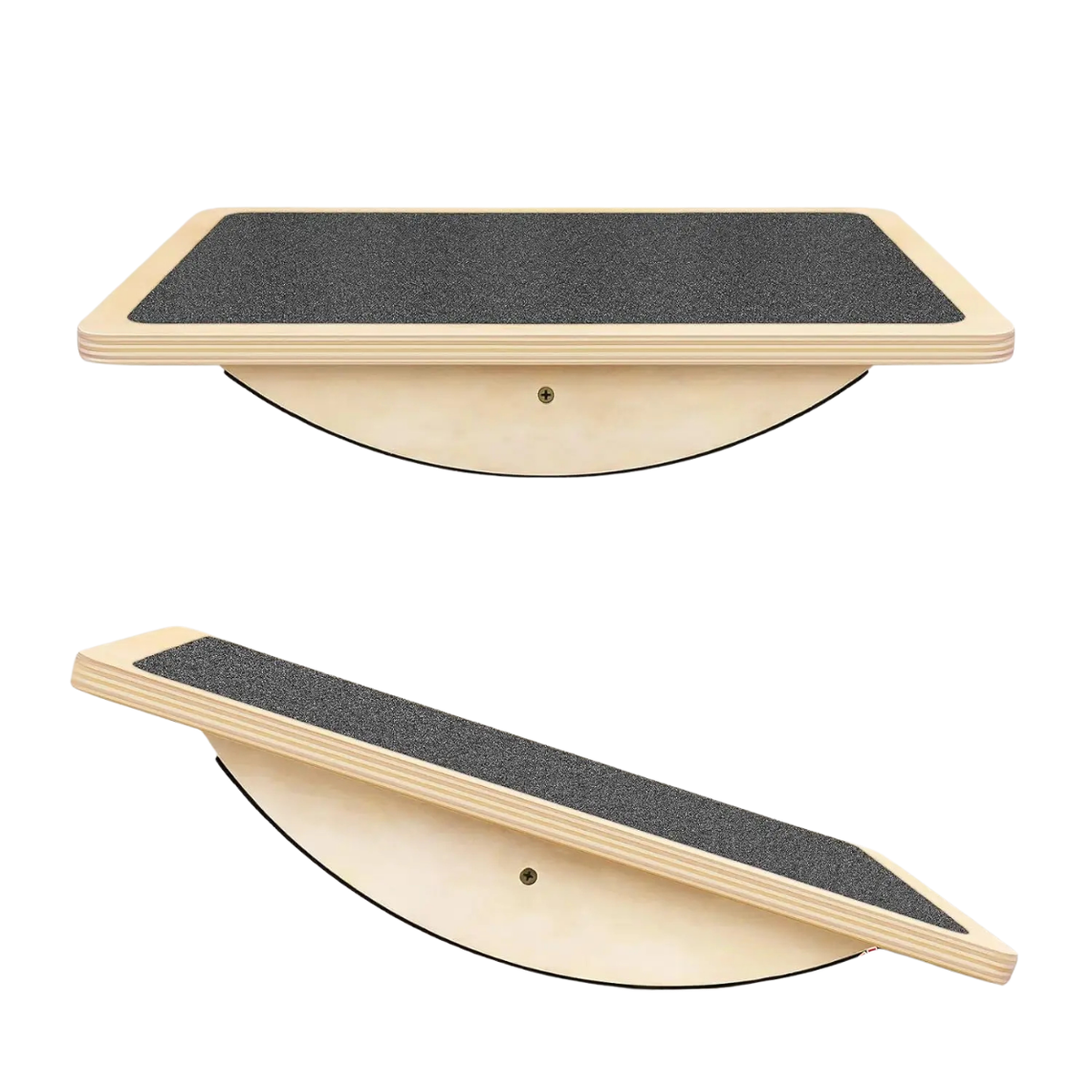 Non-Slip Surface Balance Board Made of Solid Wood