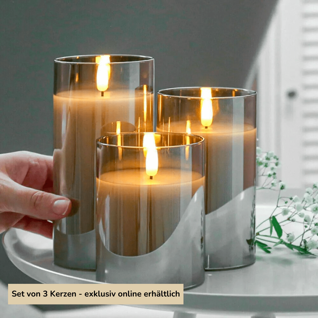 LED Candles with Realistic Flame Effect for Safe Ambient Illumination