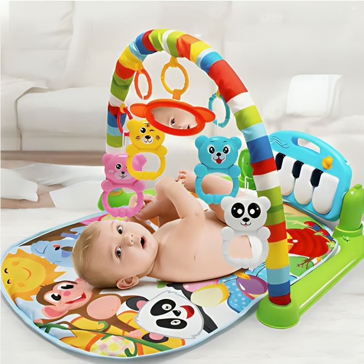 Colorful Harmony Play Mat | Ignite Your Baby's Senses with Sound and Light!