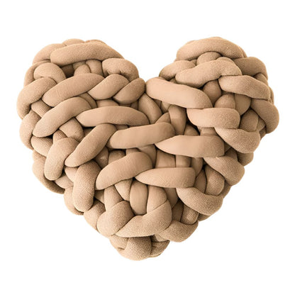 Cozy Heart-Shaped Knot Pillows for Ultimate Relaxation