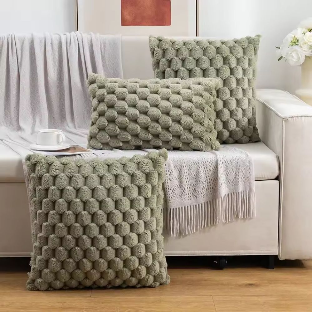 Luxurious Textured Cushion Cover for Ultimate Comfort