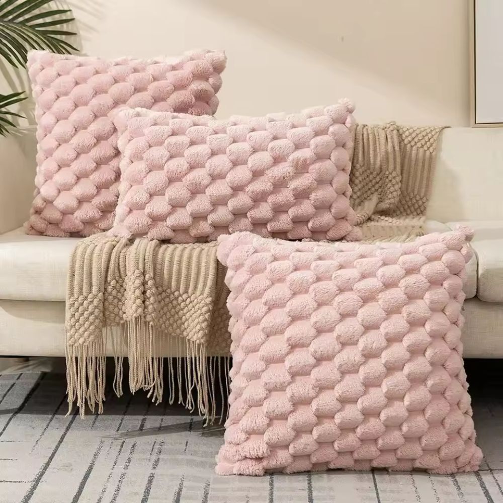Luxurious Textured Cushion Cover for Ultimate Comfort