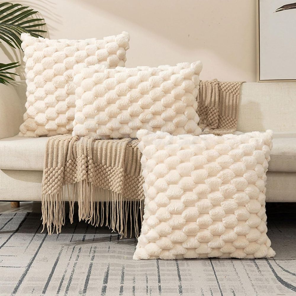 Luxurious Textured Cushion Cover for Ultimate Comfort