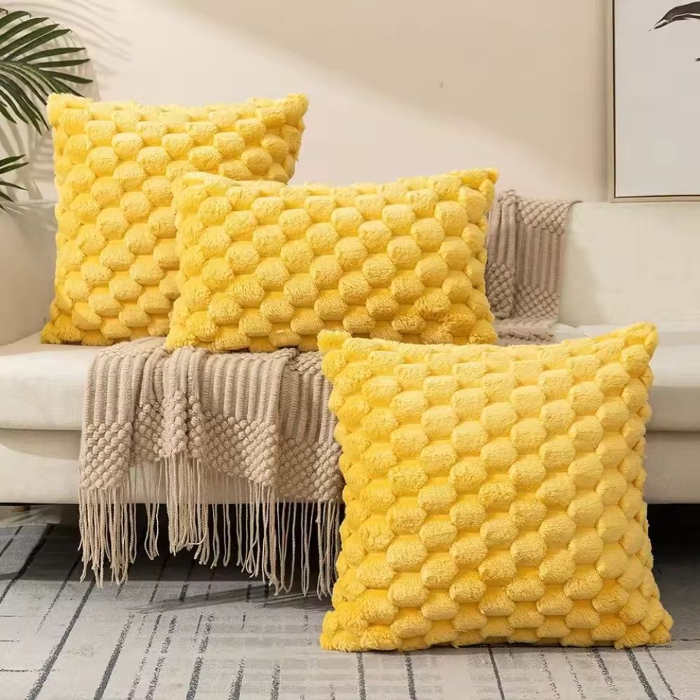 Luxurious Textured Cushion Cover for Ultimate Comfort