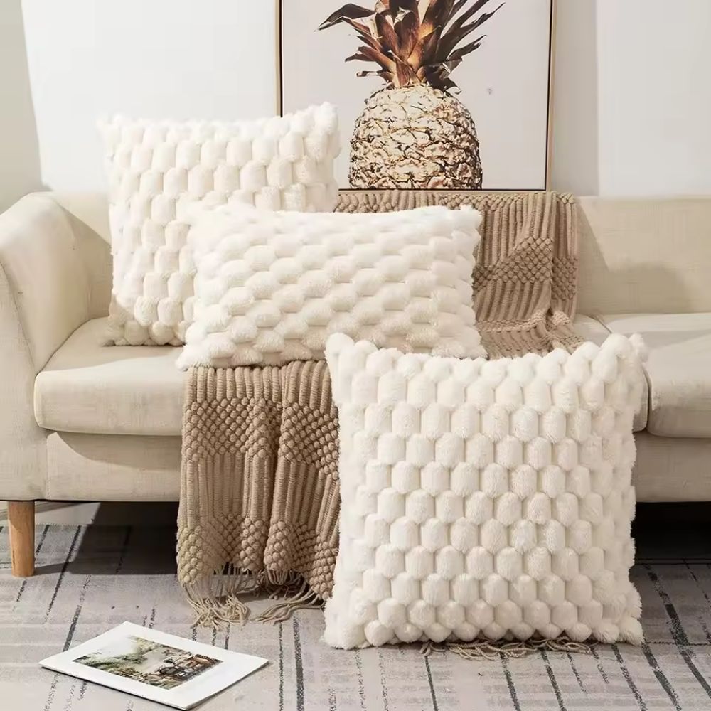 Luxurious Textured Cushion Cover for Ultimate Comfort