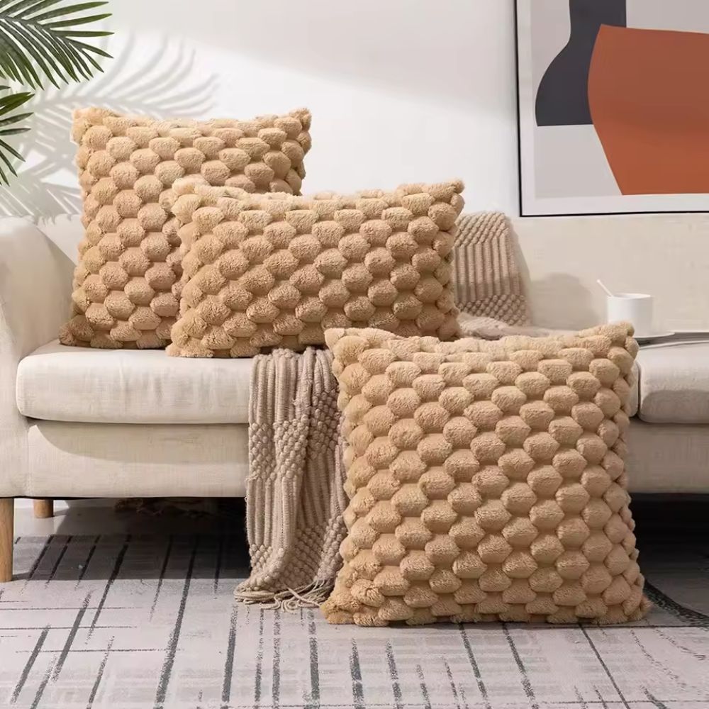 Luxurious Textured Cushion Cover for Ultimate Comfort