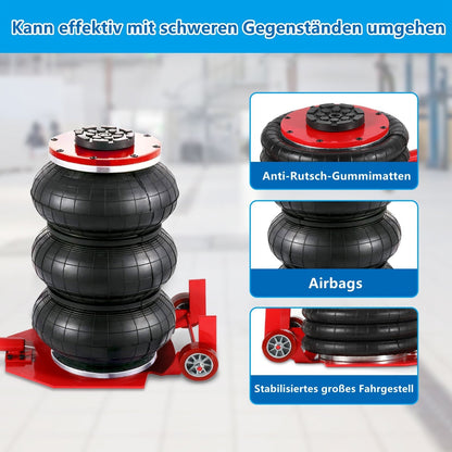 Triple Bag Airjack - 3T Pneumatic Lift Tool