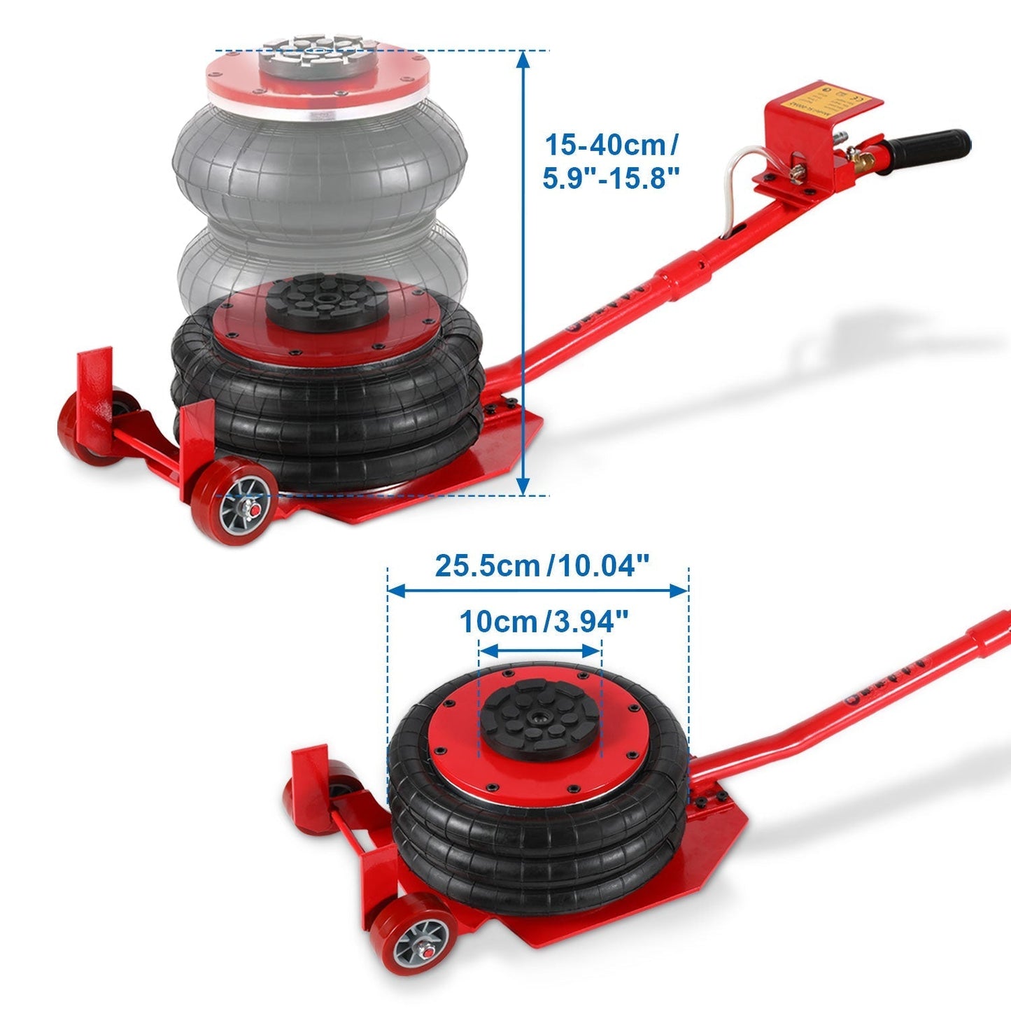 Triple Bag Airjack - 3T Pneumatic Lift Tool