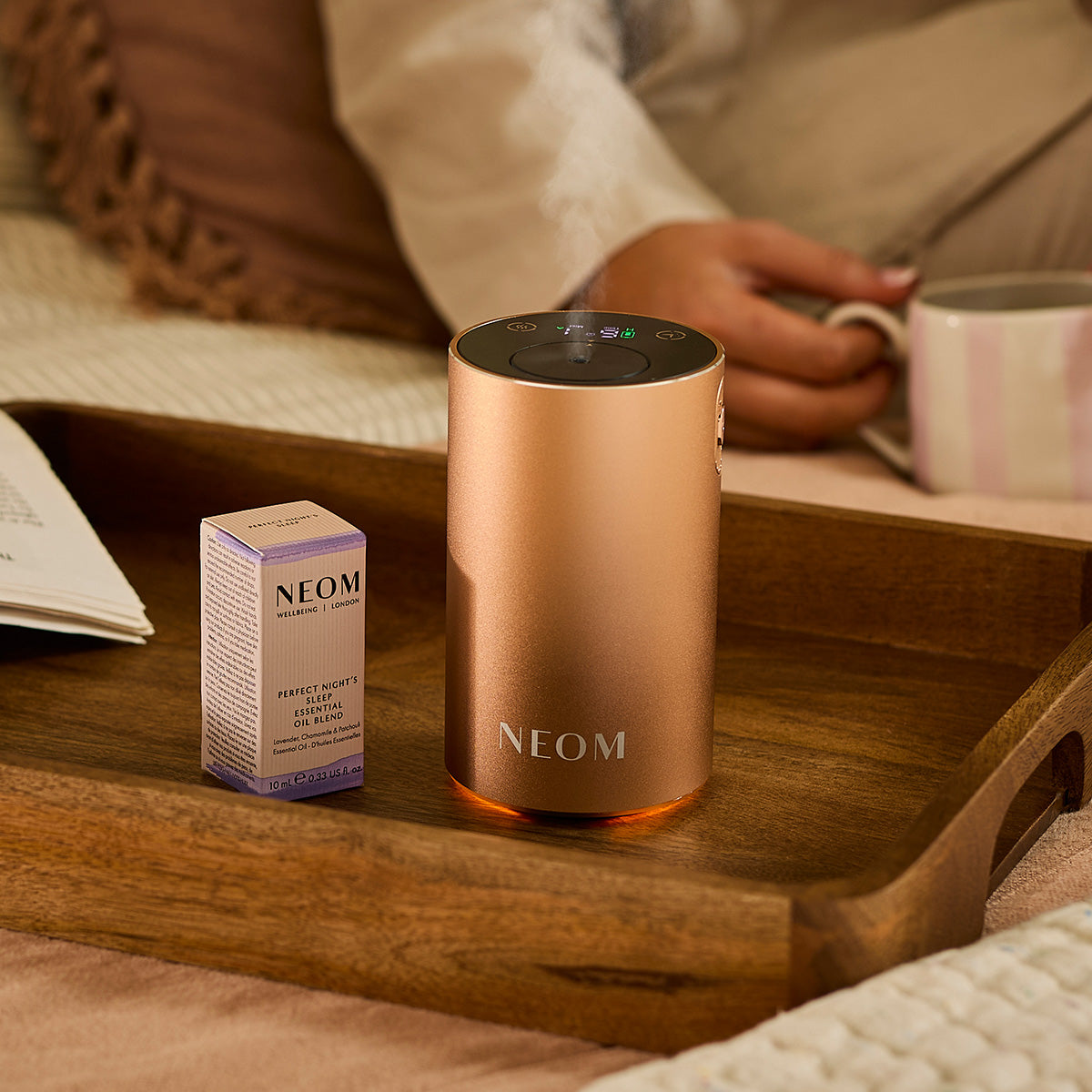Essential Oil Mist Maker | Cordless Aroma Diffuser with Adjustable Intensity