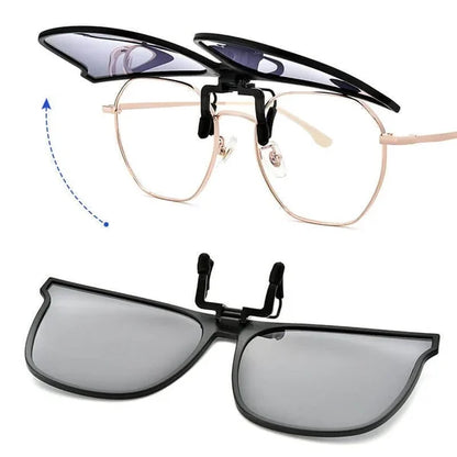 Transform Your Vision: Clip-On Sunglasses with UV Protection