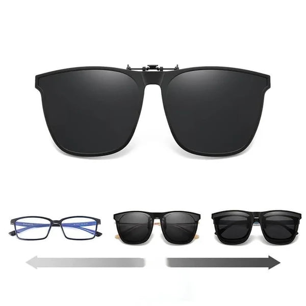 Transform Your Vision: Clip-On Sunglasses with UV Protection