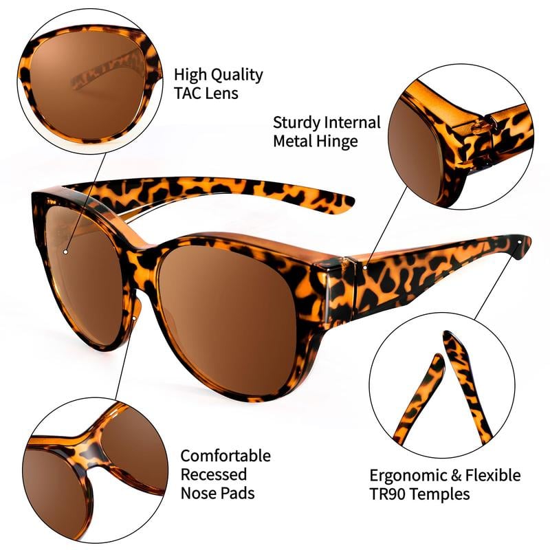 VisionGuard Polarized Overglasses | UV Protection for Clear Sight