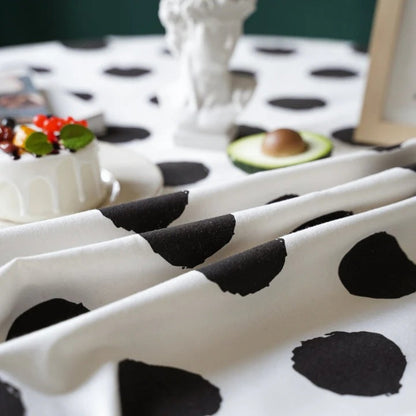 Chic Dot Tassel Table Cover for Every Occasion