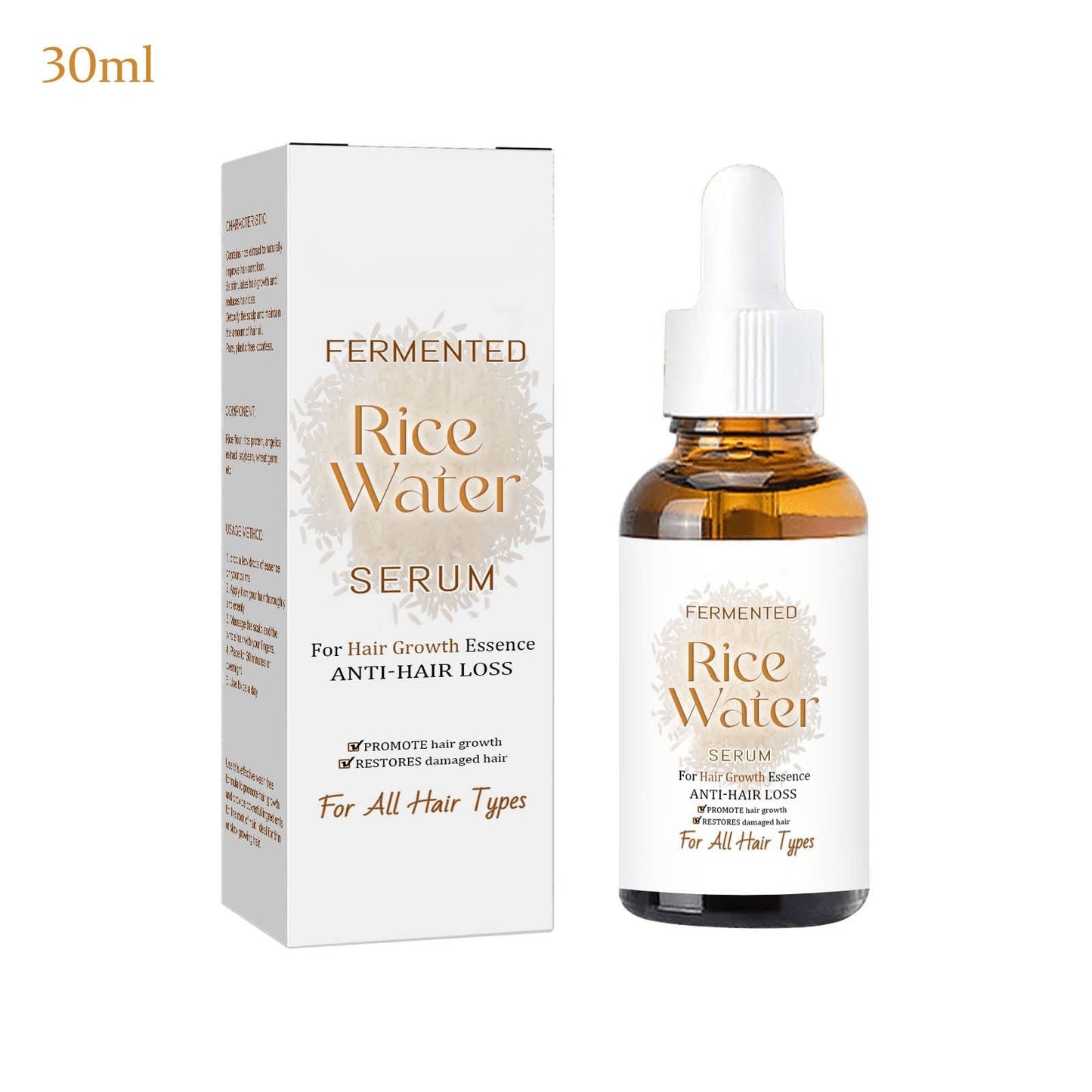 Nourish & Flourish | Japanese Fermented Rice Water Hair Serum