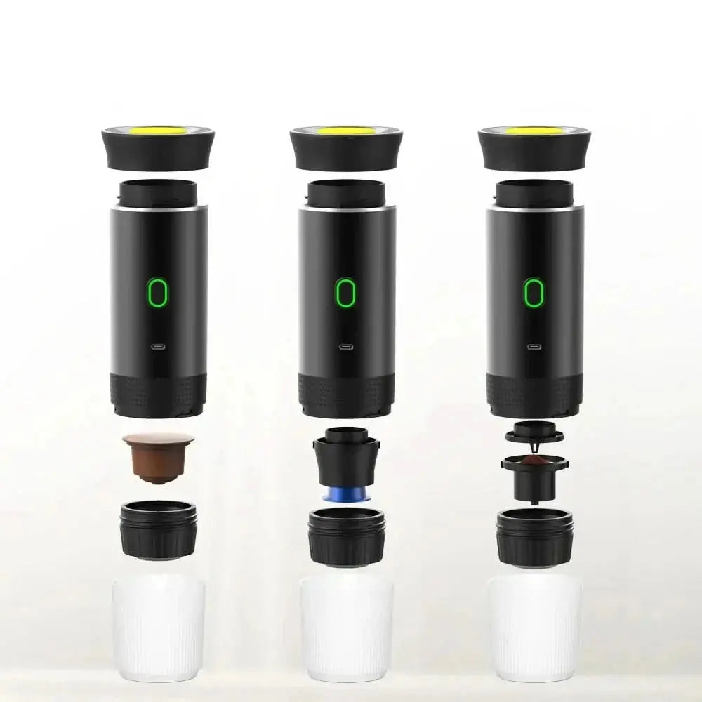 On-the-Go Espresso Wizard: Your 3-in-1 Coffee Companion