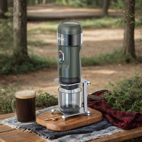 Wireless 15-Bar Coffee Maker – Portable Espresso Machine for Nespresso, Dolce Gusto & Ground Coffee – Brew Hot or Cold Anywhere